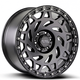 20" Off Road Monster Wheels M50 Gloss Black with Black Ring Rims