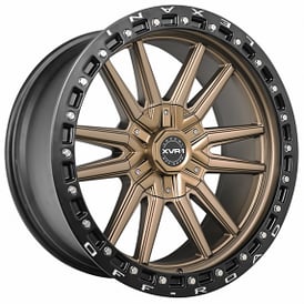 20x10" XVR-1 Off-Road Veneta Bronze with Black Ring Wheels (Blank, Any Offset) 