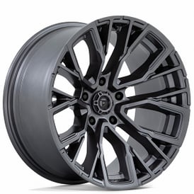 20" Fuel Wheels D848 Rebar 5 Matte Gunmetal Off-Road Rims