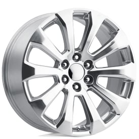 22" Performance Replicas Wheels PR204 Polished with Clear Coat Rims