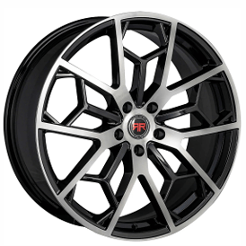 20" Revolution Racing Wheels RR23 Black Machined Rims