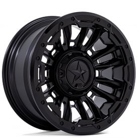 20" XD Wheels XD870 Bomber Matte Black w/ Gloss Black Ring Off-Road Floating Cap Rims  