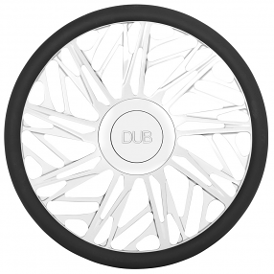 DUB Custom Steering Wheel Yeyo Brushed with Polish