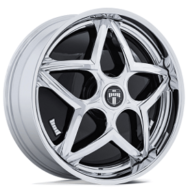 26" Dub Forged Wheels S831 Mandate Chrome Spinner Rims