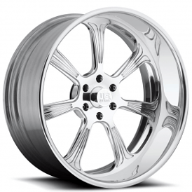 18" U.S. Mags Forged Wheels El Jefe US428 Polished Tuckin Series Rims