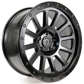 17" Arena Wheel Co A105 Ammo Satin Black Off-Road Rims 
