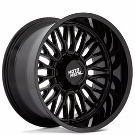 20" Moto Metal Wheels MO809 Stinger Gloss Black Off-Road Rims