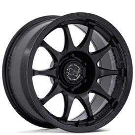 17" Black Rhino Wheels Ronin BR038 Matte Black Off-Road Flow Formed Rims