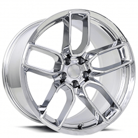 20" Dodge Widebody Wheels FR 74 Chrome OEM Replica Rims