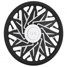 DUB Custom Steering Wheel Dazr Gloss Black Milled