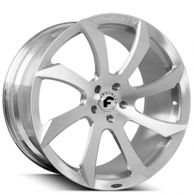 21" Forgiato Wheels Fondare-M Brushed Silver Forged Rims