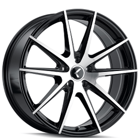 20" Kraze Wheels KR193 Turismo Gloss Black Machined Rims