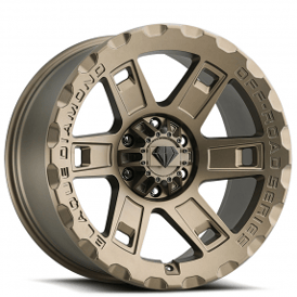 17" Blaque Diamond Wheels BD-O801 Matte Bronze Off-Road Rims