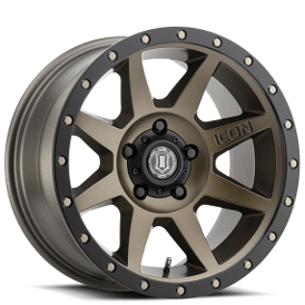 17" ICON Alloys Wheels Rebound Bronze Crossover Rims