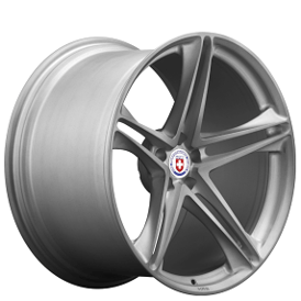 20" Staggered HRE Wheels P207 Frozen Dark Clear Monoblock Forged Rims
