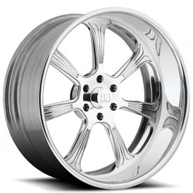 22" U.S. Mags Forged Wheels El Jefe US428 Polished Tuckin Series Rims