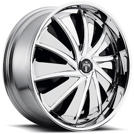 26" Dub Forged Wheels S712 Cutta Chrome Spinner Rims