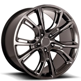 20" Performance Replicas Wheels PR137 Hyper Silver Dark Rims