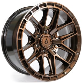 22" Arena Wheel Co A114 Battle Smoked Bronzed with Tint Clear Off-Road Rims  