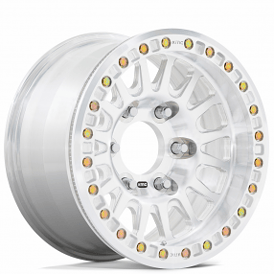 17" KMC Wheels KM445 Impact Beadlock Row Machined Off-Road Monoblack Forged Rims
