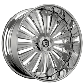 20" Lexani Forged Wheels LF-757 Crypto Full Chrome Rims