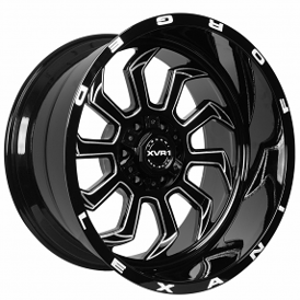20" Lexani Off-Road Forged Wheels Legend Custom Gloss Black Milled Rims