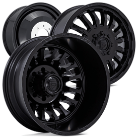 22" Fuel Wheels D867 Arc Dually Blackout Off-Road Rims