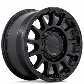 17" Black Rhino Wheels Sequoia BR003 Matte Black Rims