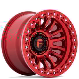 20" Fuel Wheels FC125 Rincon Beadlock Candy Red Off-Road Rims