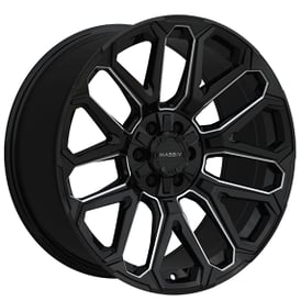 17" Massiv Off-Road Wheels OR5 Black with Milled Rims