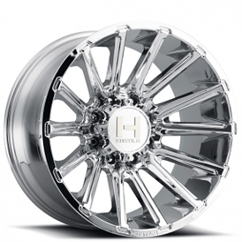 20" Hostile Wheels H123 Typhoon Chrome Off-Road Rims