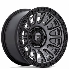 20" Fuel Wheels D835 Cycle Matte Gunmetal with Black Ring Off-Road Rims