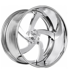 22" Snyper Forged Wheels Force Polished Multi Piece Rims 