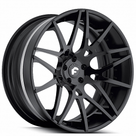 22" Forgiato Wheels Maglia-ECL Satin Black Forged Rims