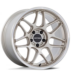 18" Staggered Motegi Racing Wheels MR158 Tsubaki Motorsport Gold with Machined Lip Flow Formed Rims