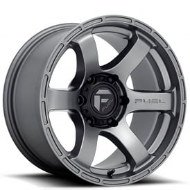 20" Fuel Wheels D767 Rush Matte Gunmetal Off-Road Rims