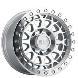 18" Black Rhino Wheels Primm Silver with Mirror Face and Machined Ring Off-Road Rims 