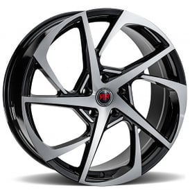 20" Revolution Racing Wheels RR29 Black Machined Rims