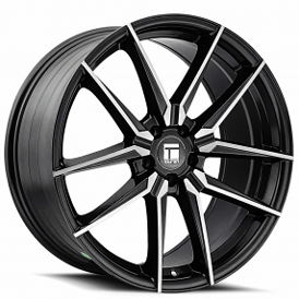 19" Touren Wheels TR94 3294 Brushed with Graphite Window Rims