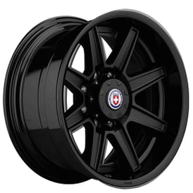 20" HRE Wheels HD188H Satin Black Center with Gloss Black Barrel in Angled Lip Forged Rims