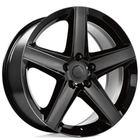 20" Performance Replicas Wheels PR129 Gloss Black Rims