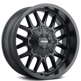 17" Mayhem Wheels 8107 Cogent Matte Black Off-Road Rims 