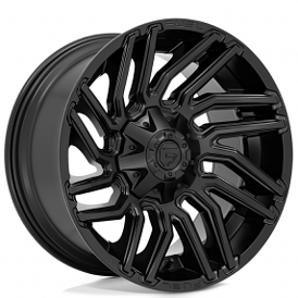 20" Fuel Wheels D775 Typhoon Matte Black Off-Road Rims