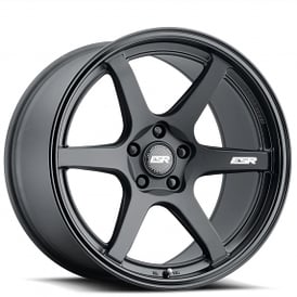 18" ESR Wheels AP6 Matte Black with Gloss Black Lip Rotary Forged Rims