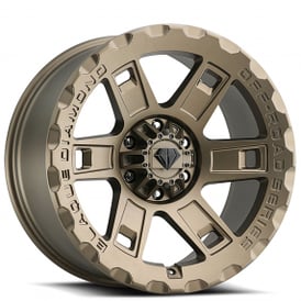 20" Blaque Diamond Wheels BD-O801 Matte Bronze Off-Road Rims