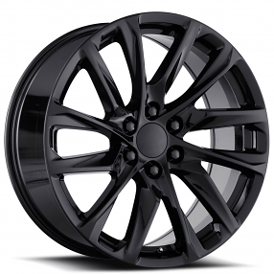 20" Escalade 12 Spoke Wheels FR 98 Gloss Black OEM Replica Rims