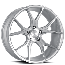 18" Dolce Performance Wheels Element Gloss Silver with Machined Face Rims
