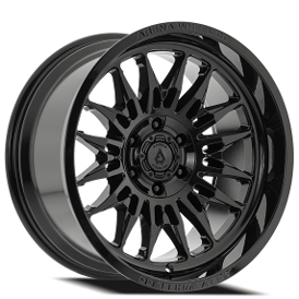 20" Arena Wheel Co A126 Javelin Gloss Black Off-Road Rims 
