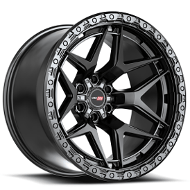 20" Vortek Off-Road VRT-603 Atheno Satin Black Rims  