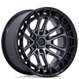 17" Fuel Wheels FC874 Celsius Matte Gunmetal with Matte Black Lip Off-Road Rims